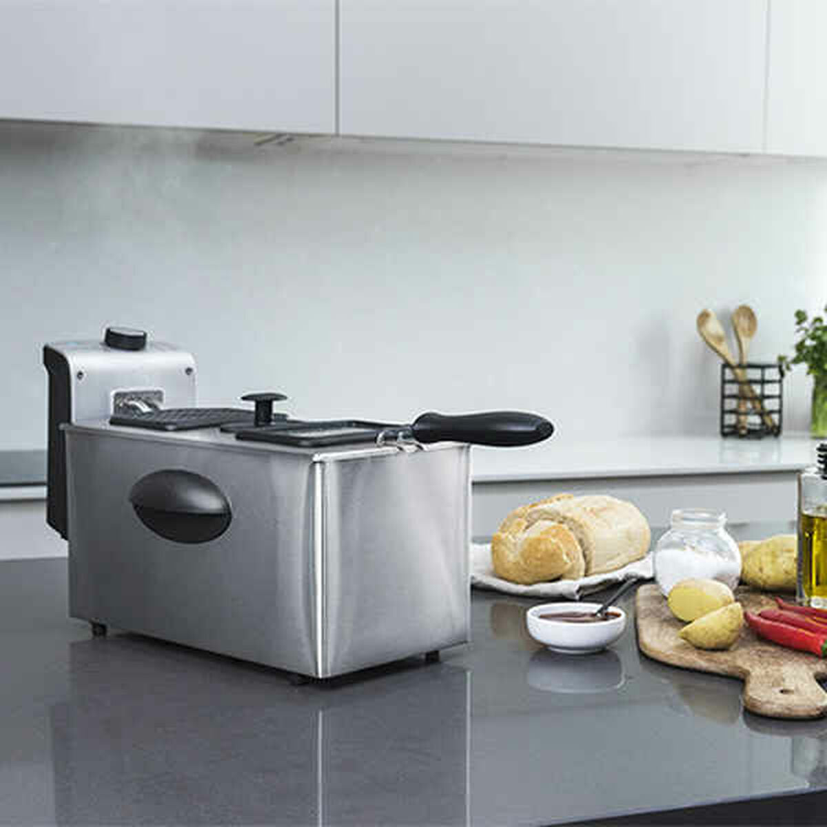 Deep-fat Fryer Cecotec CleanFry 3000 Inox 3 L 2180 W
