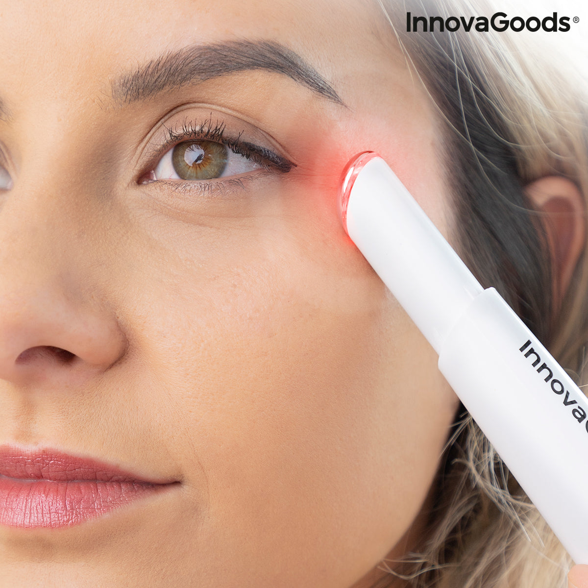 Anti-ageing Eye Massager with Phototherapy, Thermotherapy and Vibration Therey InnovaGoods