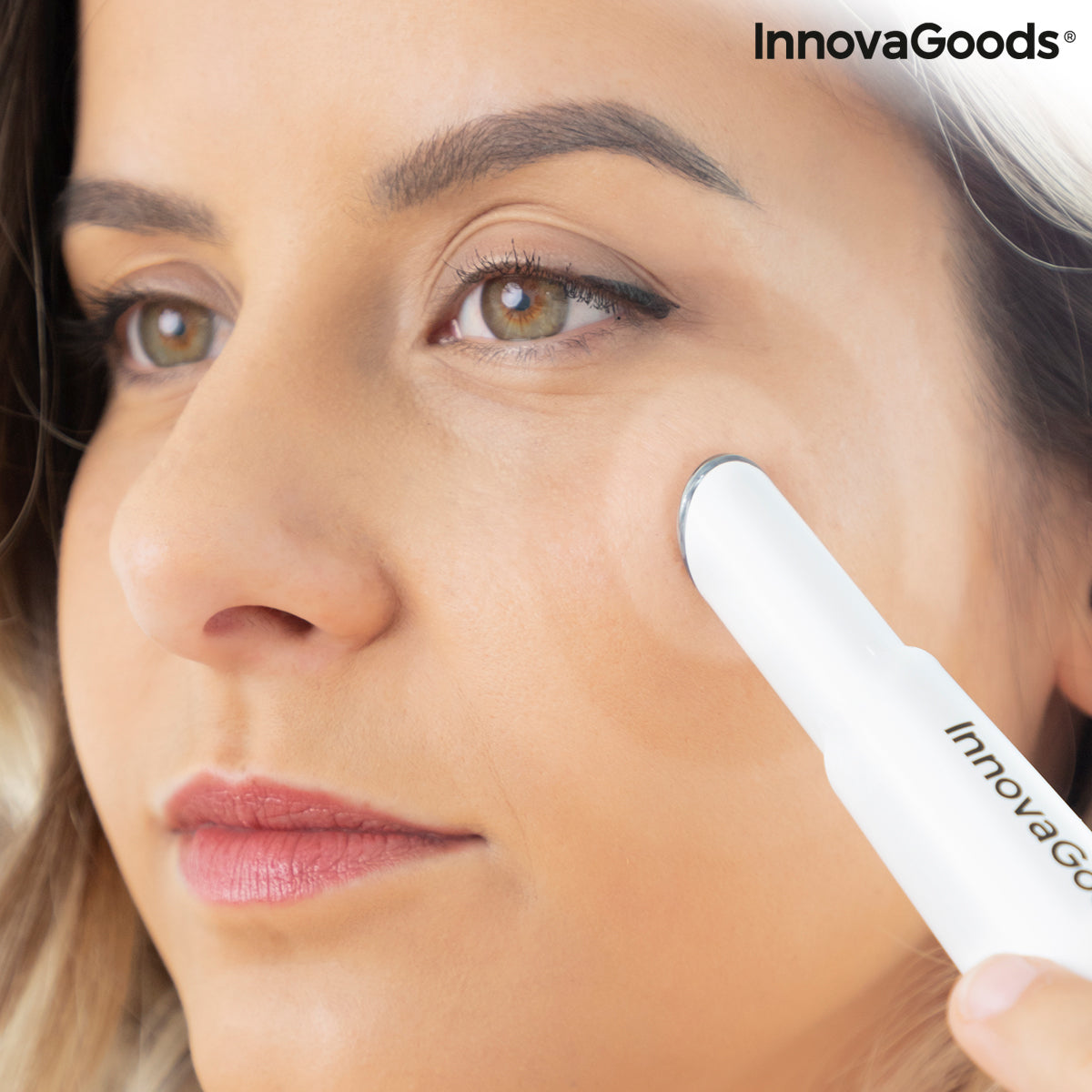 Anti-ageing Eye Massager with Phototherapy, Thermotherapy and Vibration Therey InnovaGoods