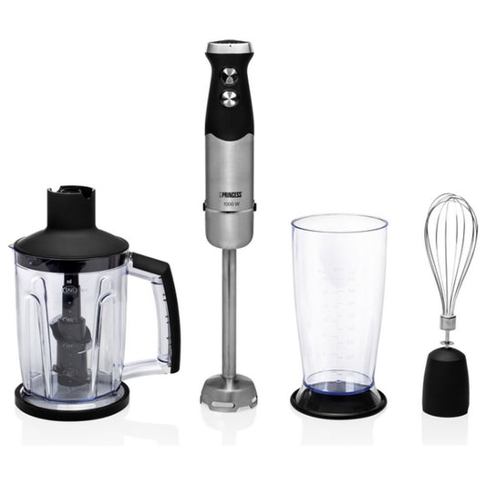 Hand-held Blender Princess 221221 0,8 L 1000W Stainless steel Black 1000W