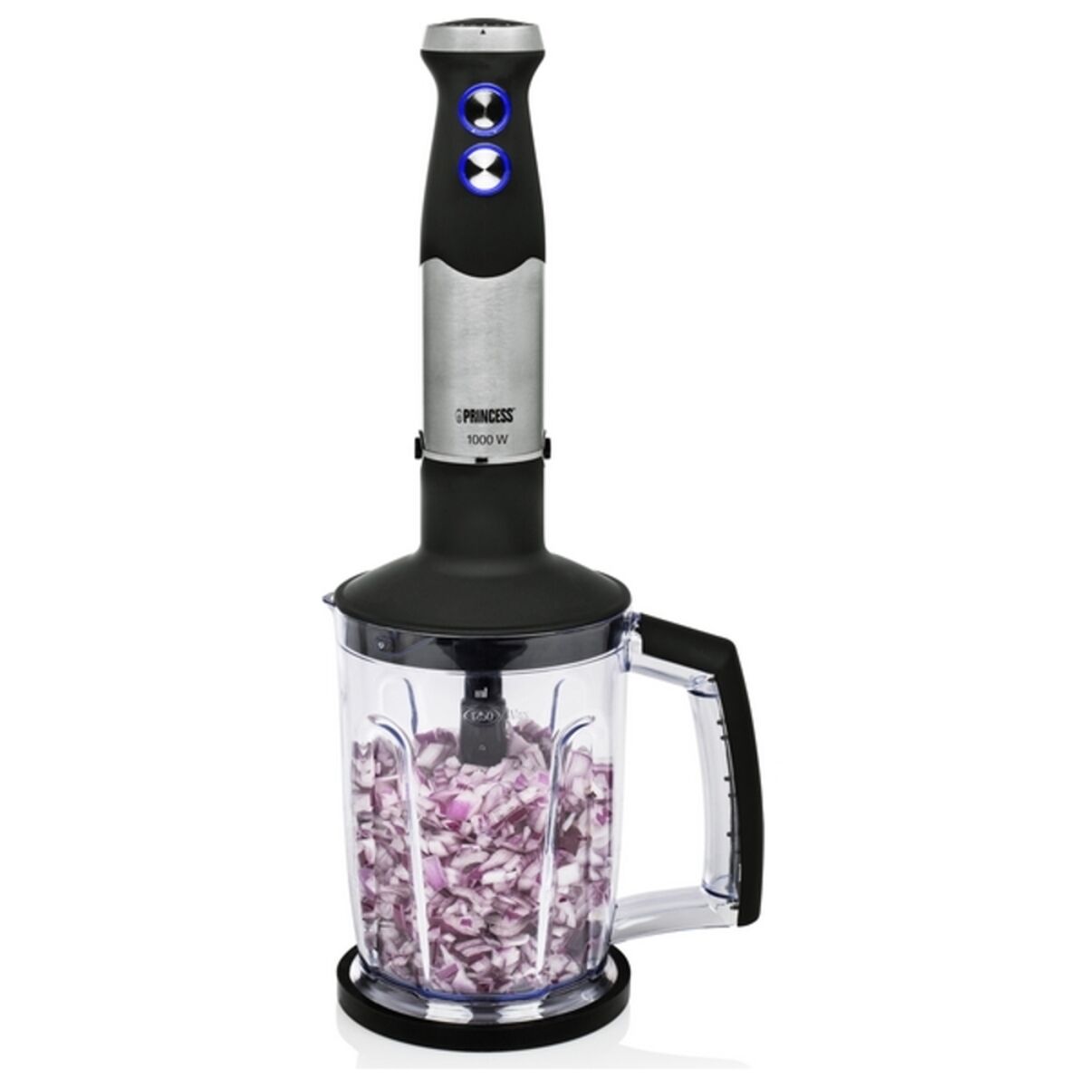 Hand-held Blender Princess 221221 0,8 L 1000W Stainless steel Black 1000W