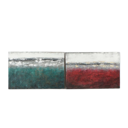 Painting DKD Home Decor S3018382 Abstract Modern (120 x 3,5 x 80 cm) (2 Units)