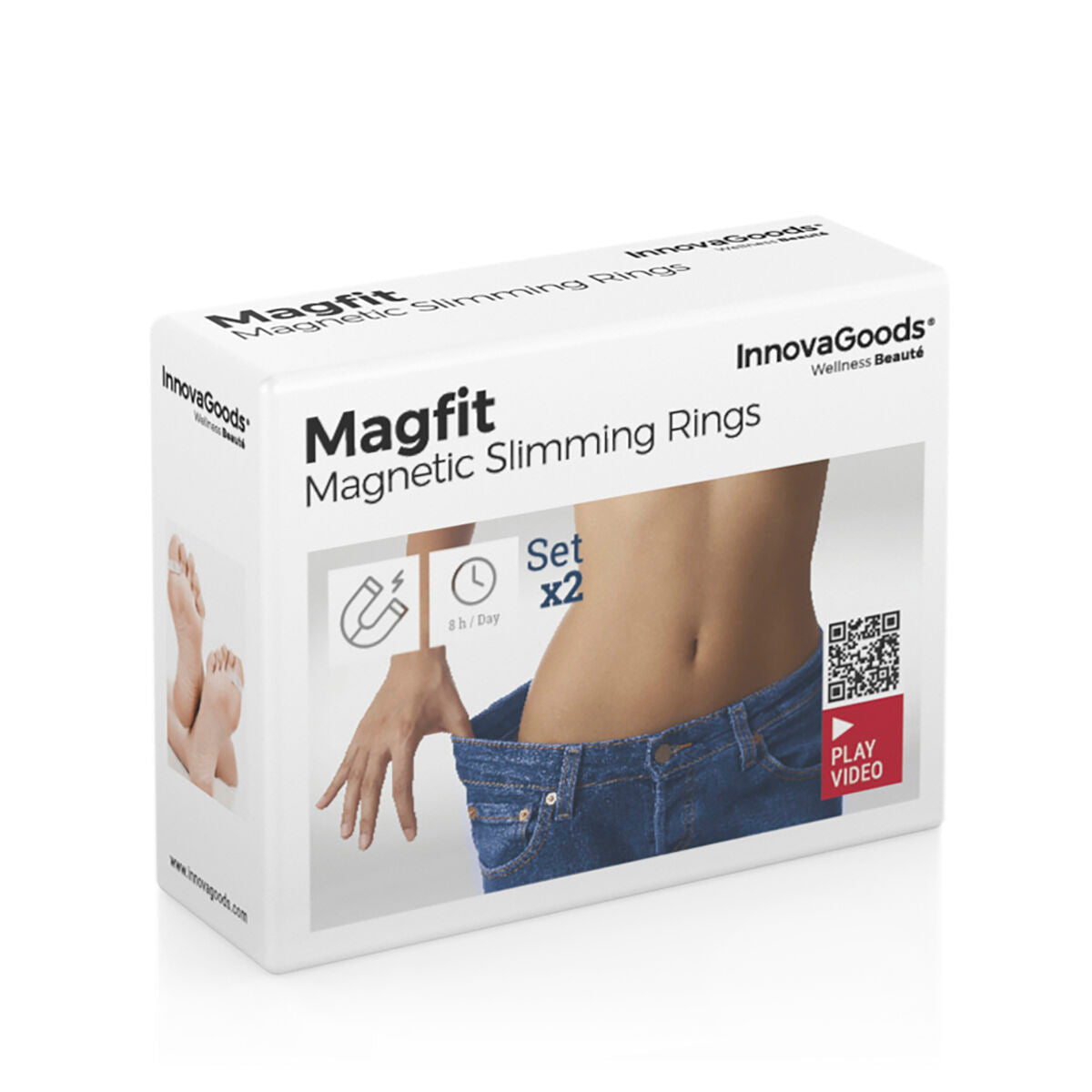 Magnetic Slimming Rings Magfit InnovaGoods Pack of 2 units