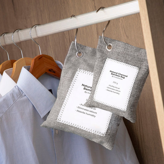 Set of Air Purifying Bags with Activated Carbon Bacoal InnovaGoods (pack of 2)