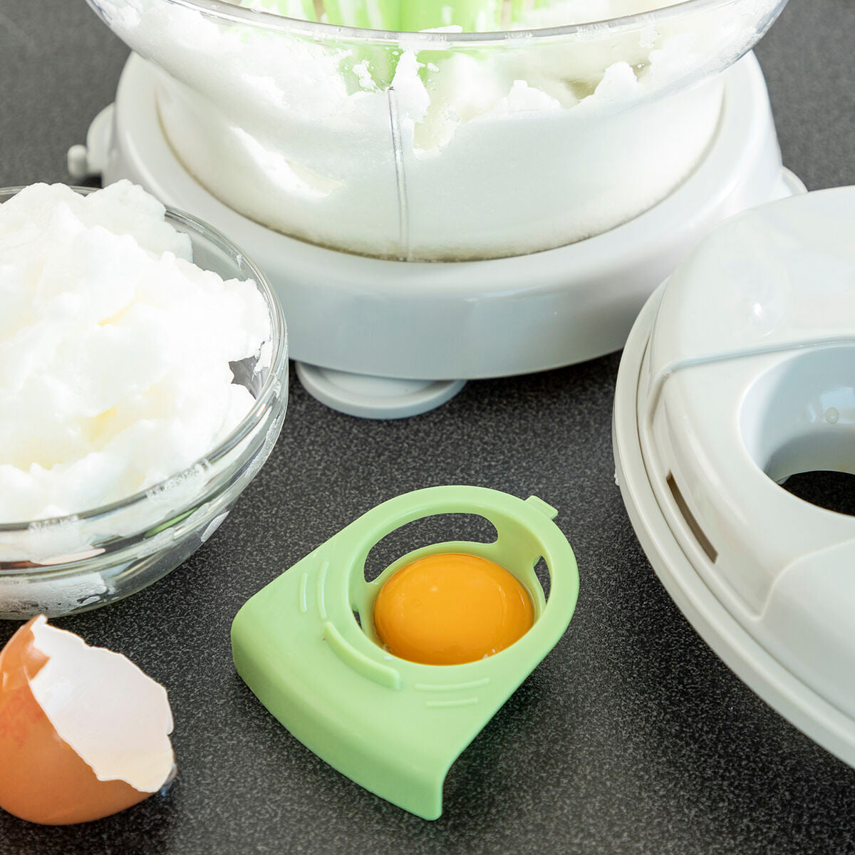 4-in-1 Manual Spinner, Chopper and Mixer with Accessories and Recipes Chopix InnovaGoods