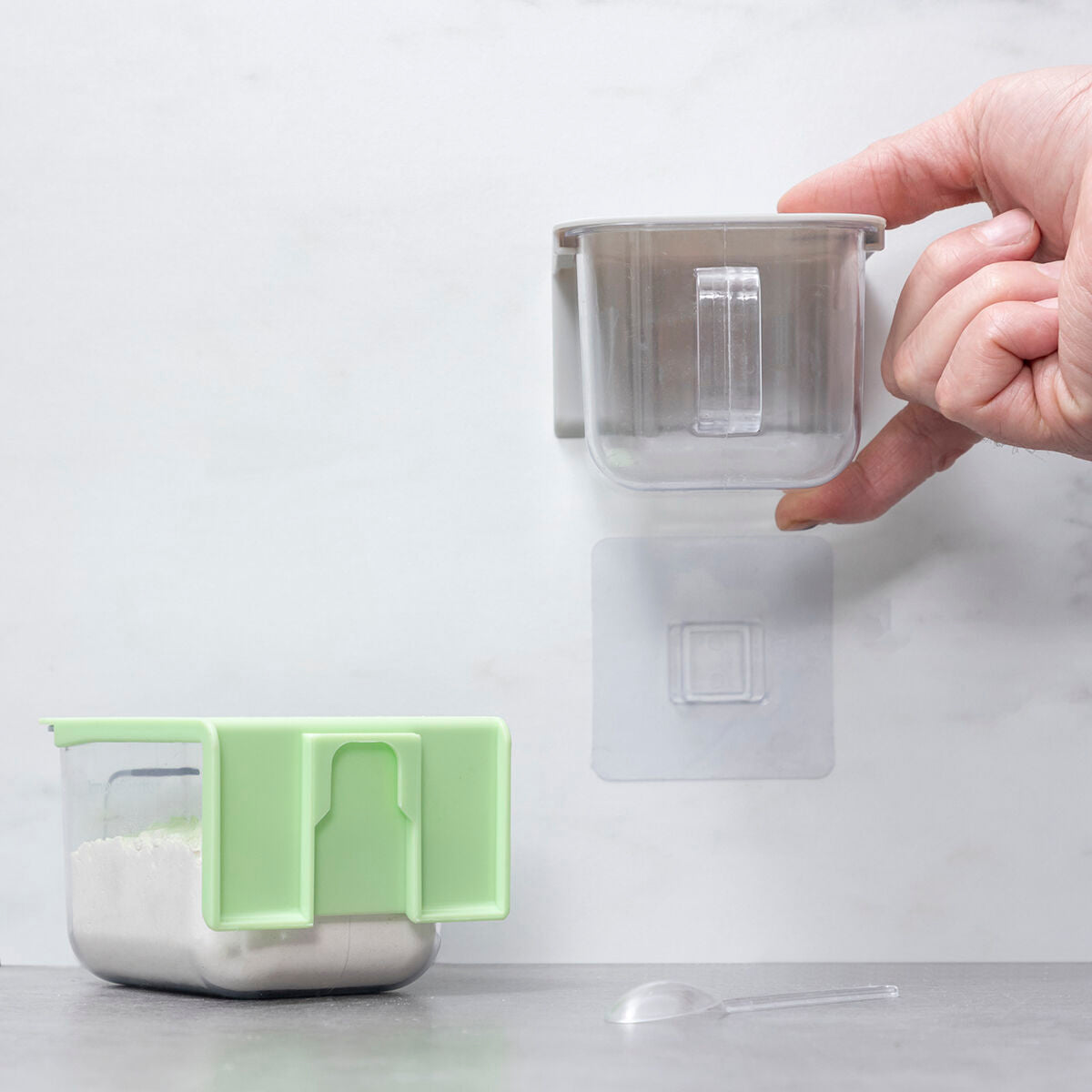 Removable Adhesive Kitchen Containers Handstore InnovaGoods Pack of 2 units