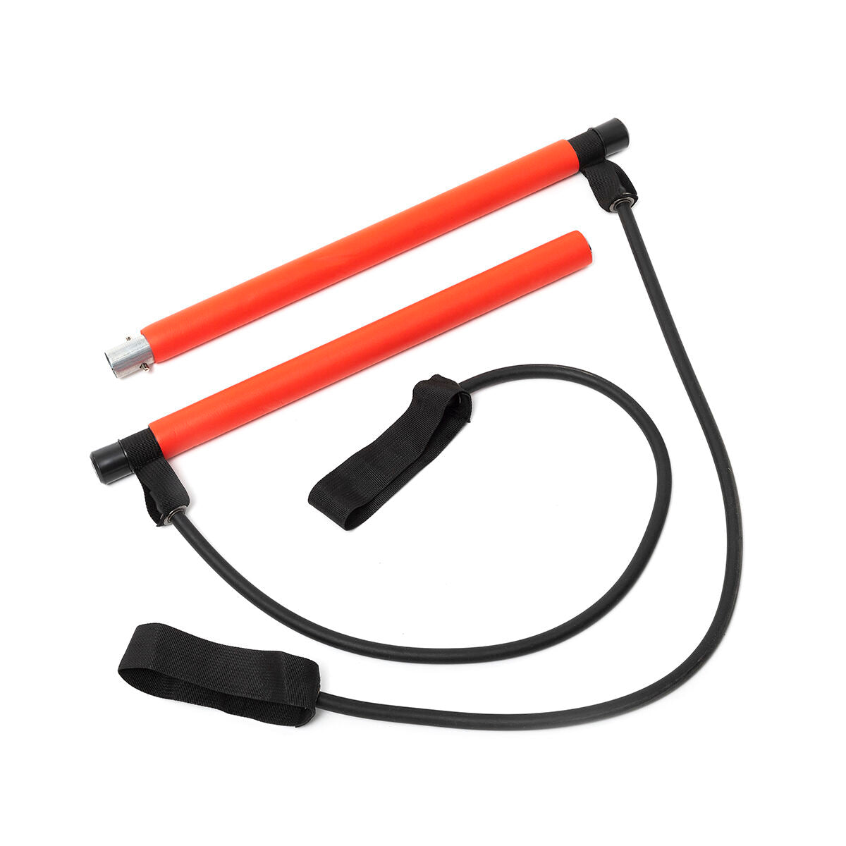 Fitness Bar with Resistance Bands and Exercise Guide Resibar InnovaGoods