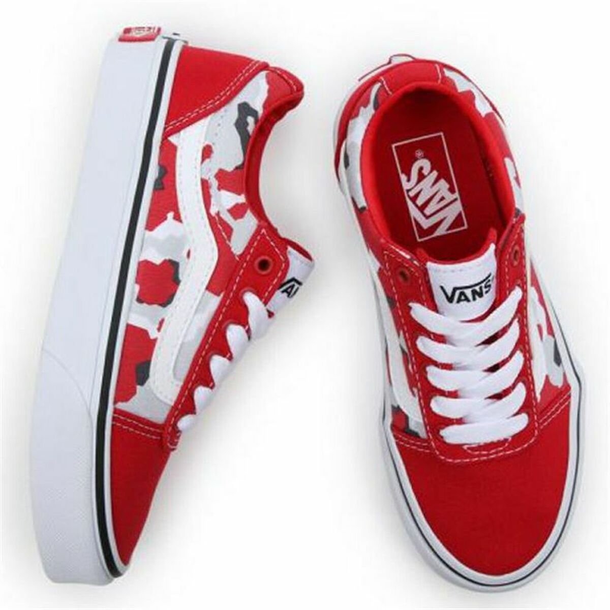 Sports Shoes for Kids Vans YT Ward Red