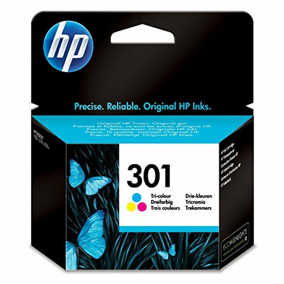 Original Ink Cartridge HP T301 Tricolour