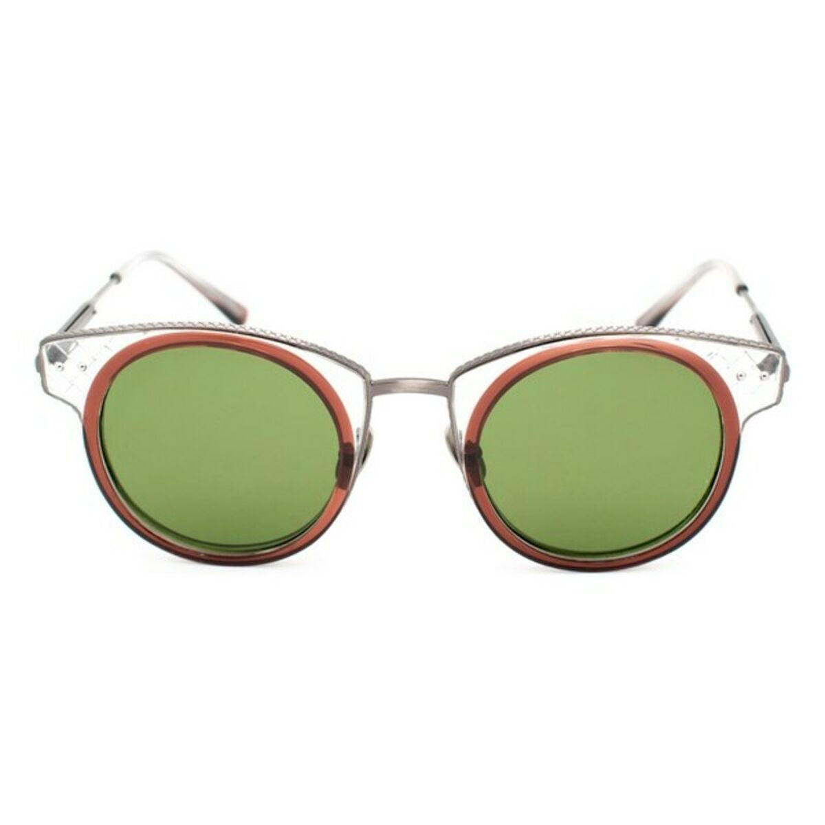 Unisex Sunglasses Bottega Veneta BV0063S-006 Brown Green Grey (Ø 46 mm)