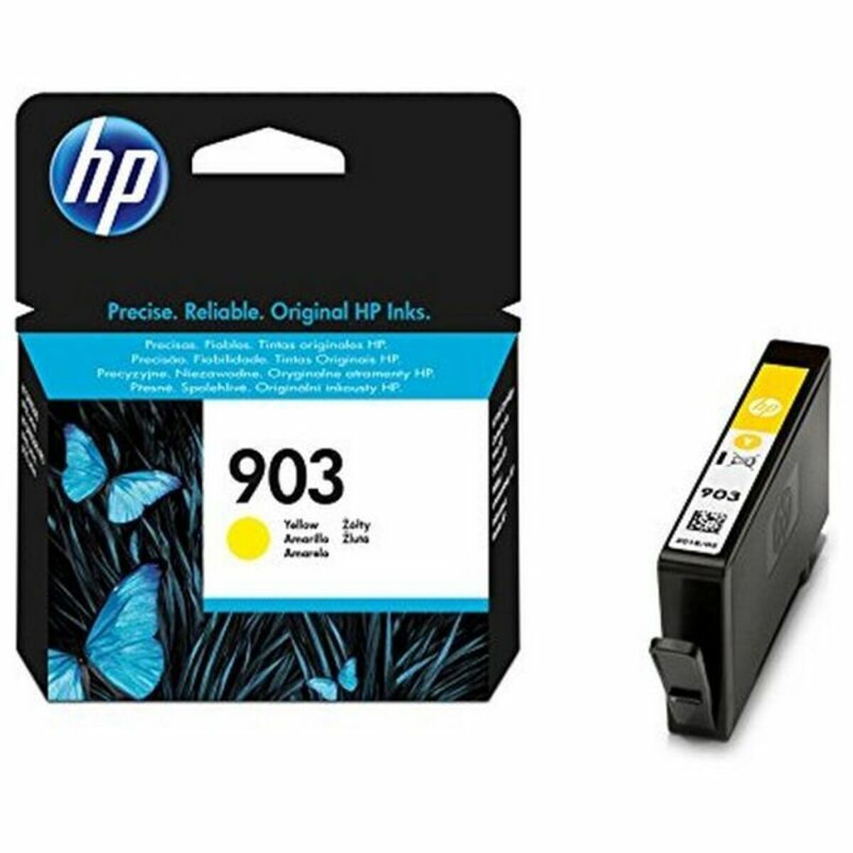 Original Ink Cartridge Hewlett Packard T6L95AE Yellow