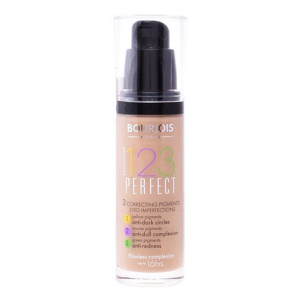 Fluid Foundation Make-up 123  Perfect Bourjois Spf 10