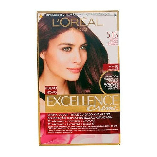 Permanent Dye Excellence Creme L'Oreal Expert Professionnel Frozen chestnut