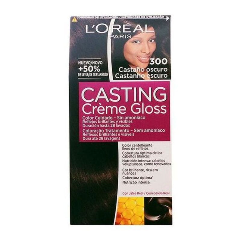 Dye No Ammonia Casting Creme Gloss L'Oreal Make Up Dark brown