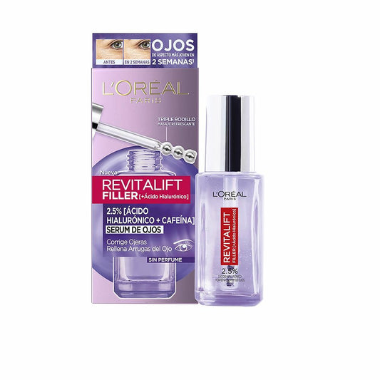 Serum for Eye Area L'Oreal Make Up Revitalift Filler Anti-eye bags Anti-Wrinkle (20 ml)