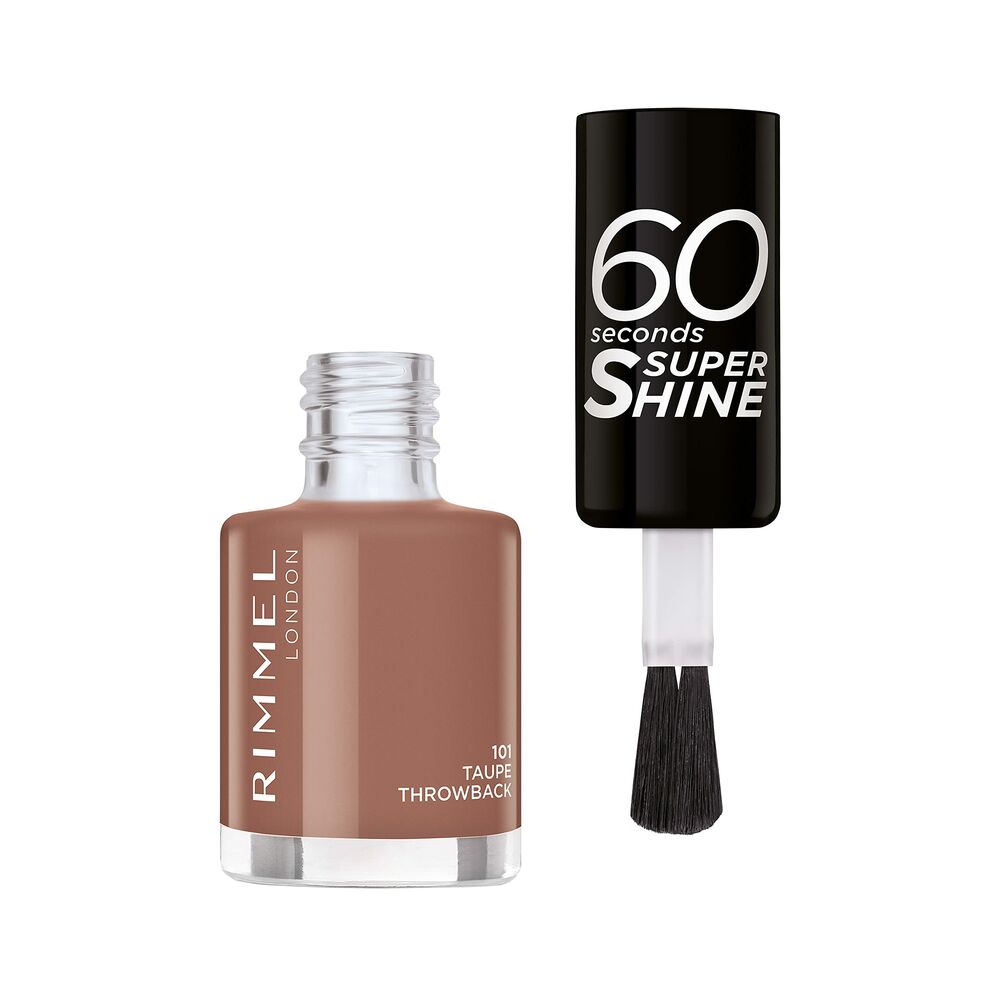 nail polish 60 Seconds Super Shine Rimmel London Nº 101 (8 ml) (8 ml)