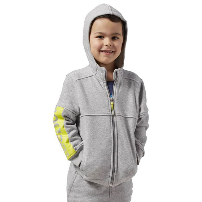 Children’s Hoodie Reebok B ES FL FZ HDY Grey