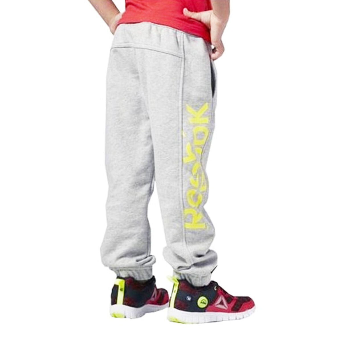 Children’s Sports Shorts Reebok B ES BL Pant Grey Yellow