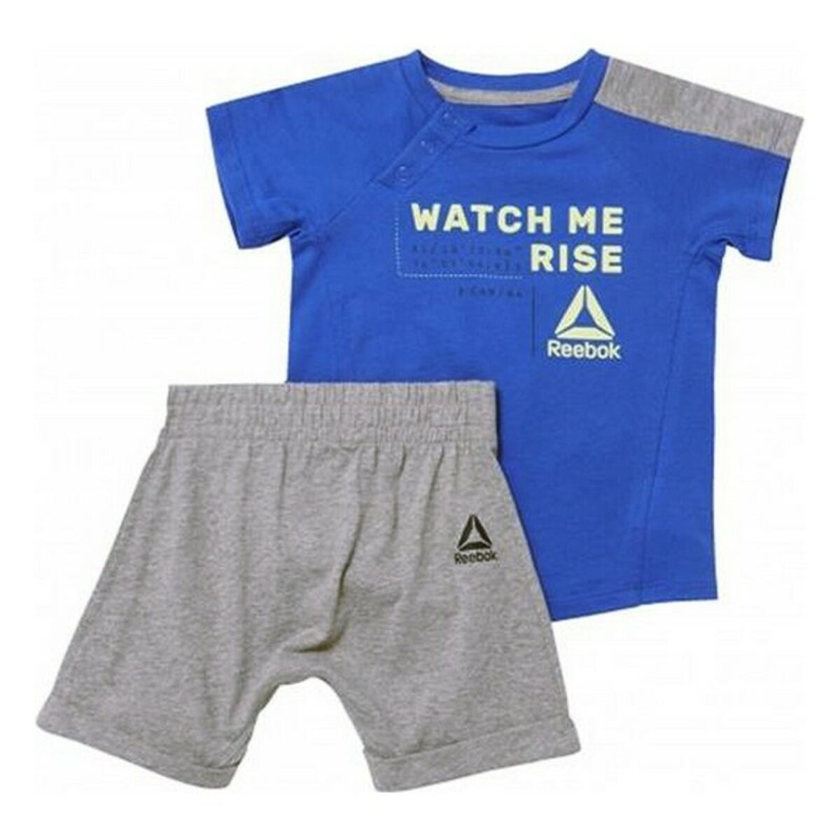 Baby's Tracksuit Reebok B ES Inf SJ SS Blue Grey