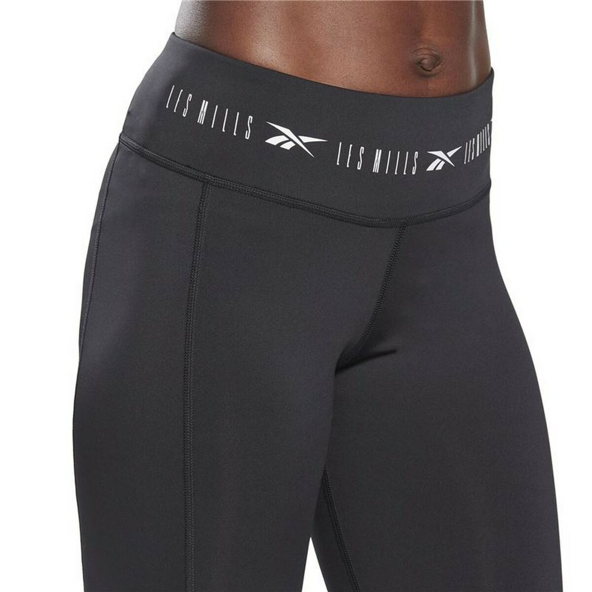 Short Sports Leggings Reebok  Les Mills Cycling Black