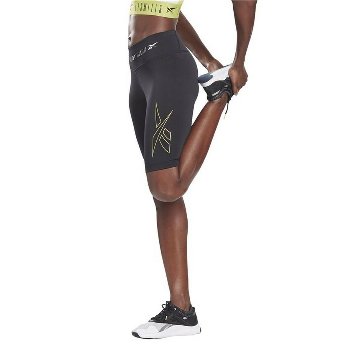 Short Sports Leggings Reebok  Les Mills Cycling Black