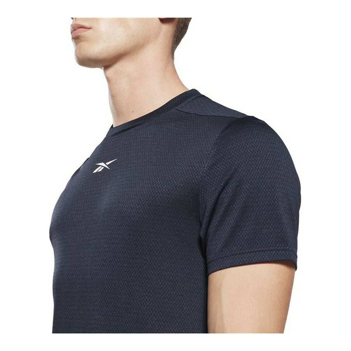 Short-sleeve Sports T-shirt Reebok Workout Ready Dark blue