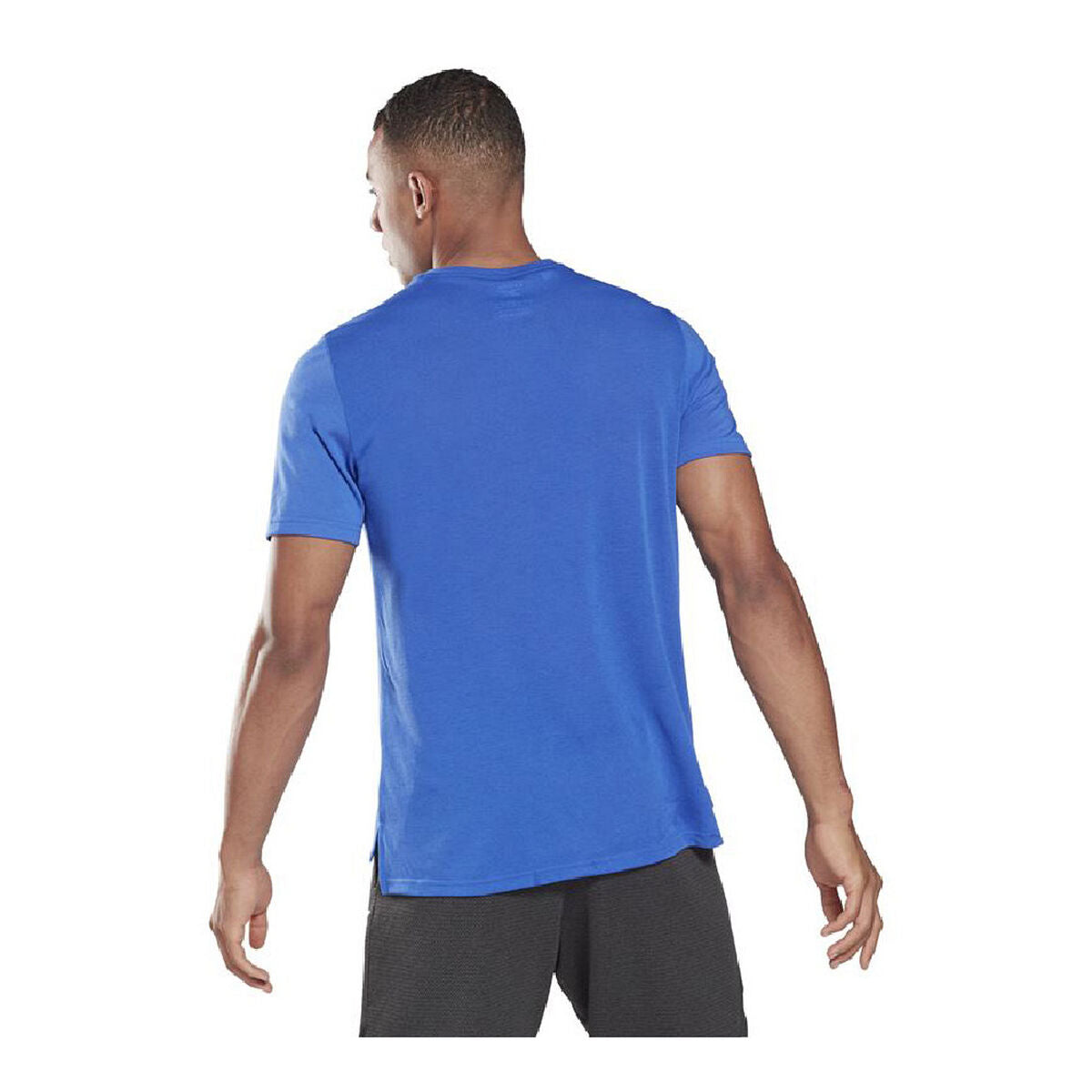 Men’s Short Sleeve T-Shirt Reebok Workout Ready Supremium Blue