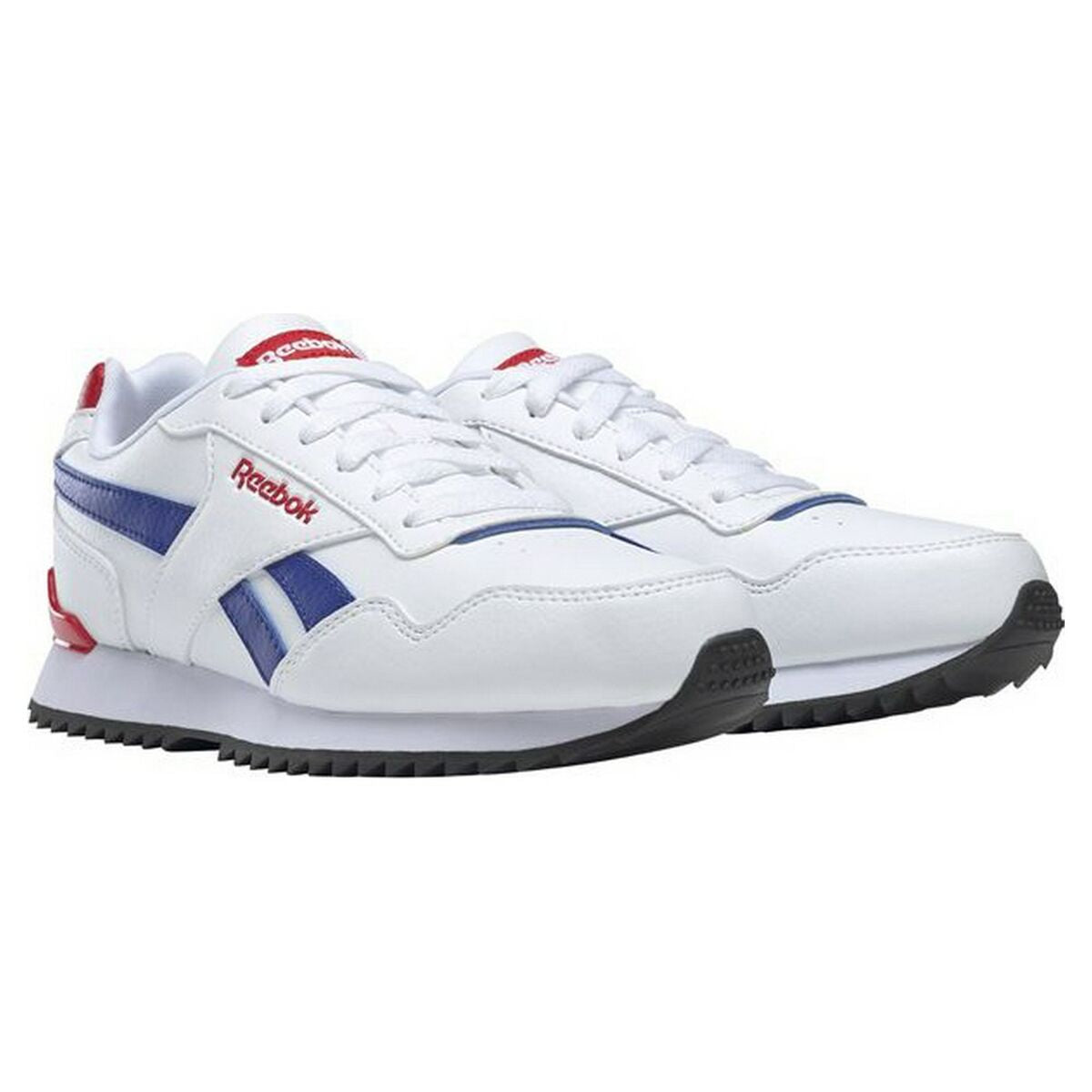 Sports Shoes for Kids Reebok Royal Glide Ripple Clip White