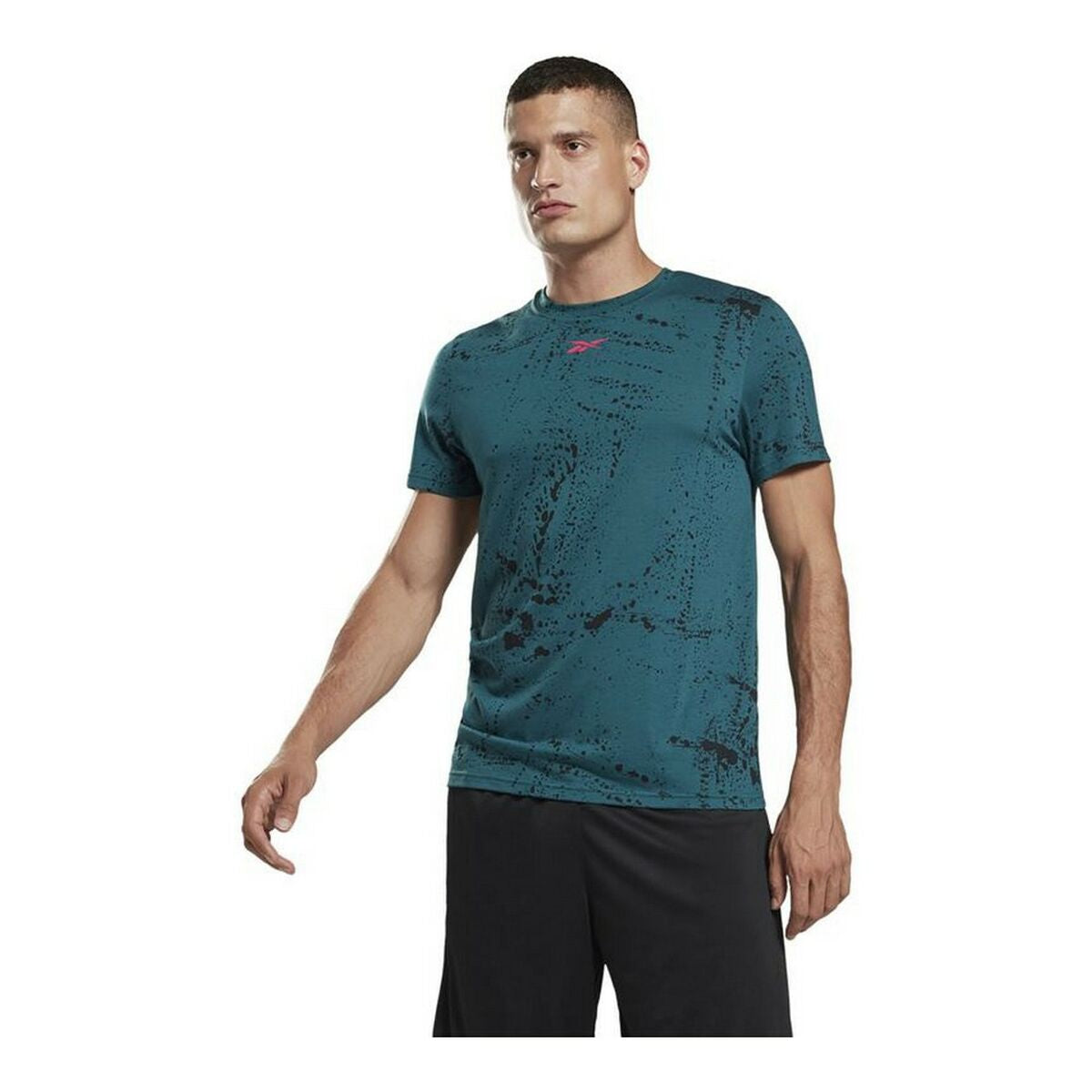 Short-sleeve Sports T-shirt Reebok Workout Ready Dark grey