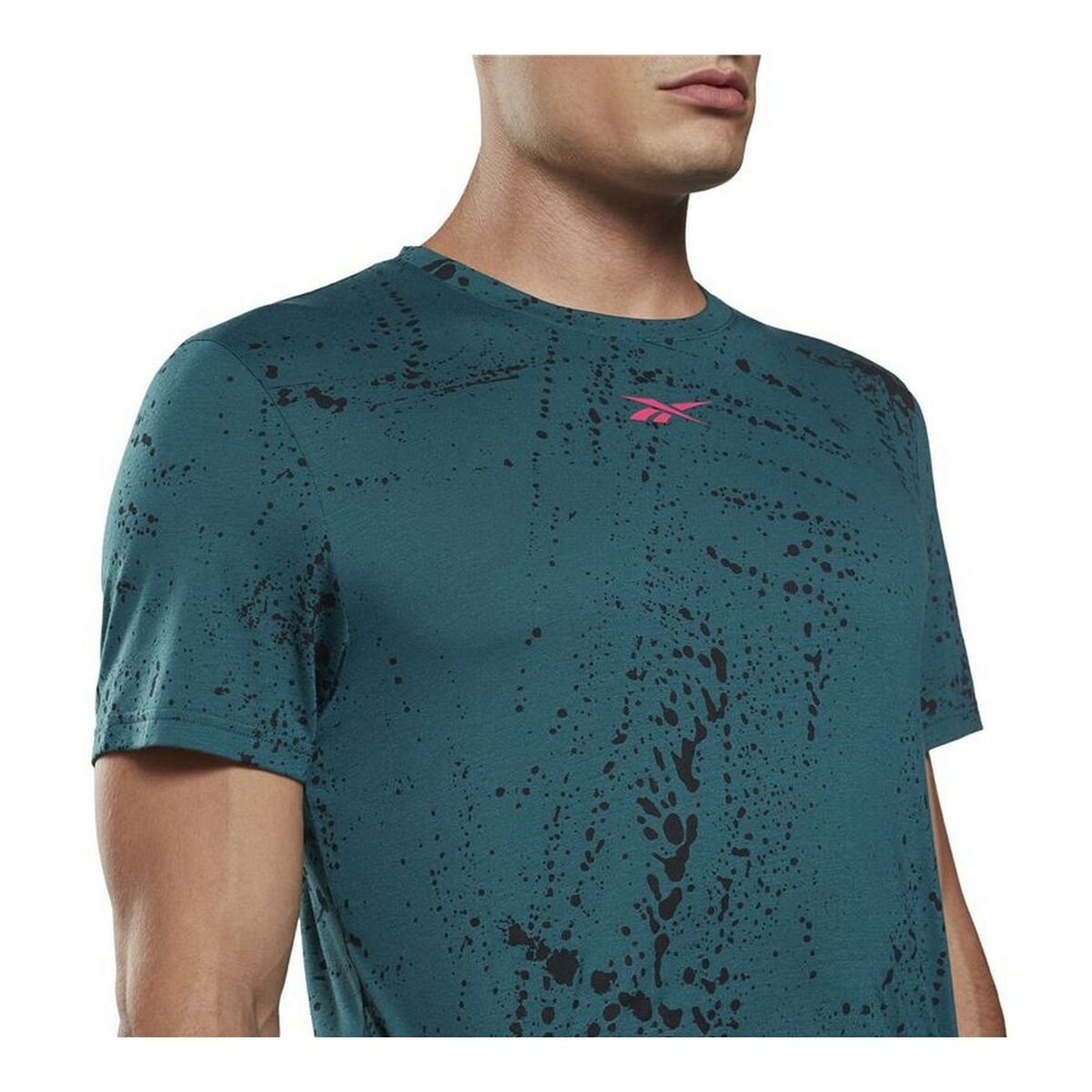 Short-sleeve Sports T-shirt Reebok Workout Ready Dark grey