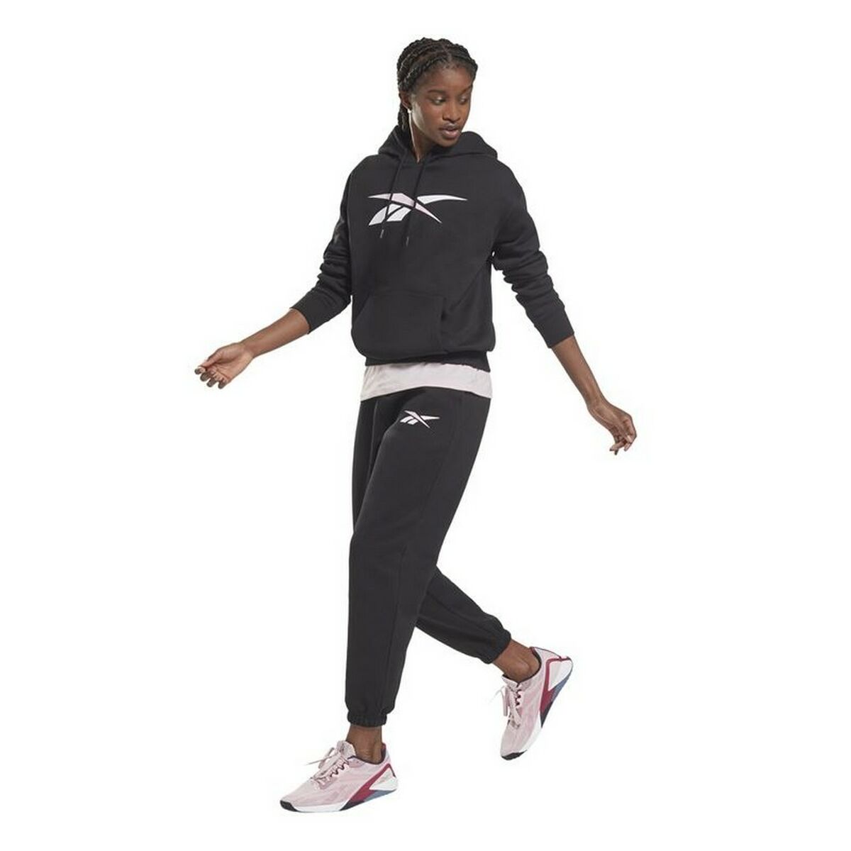 Women’s Hoodie Reebok Essentials Vector Black