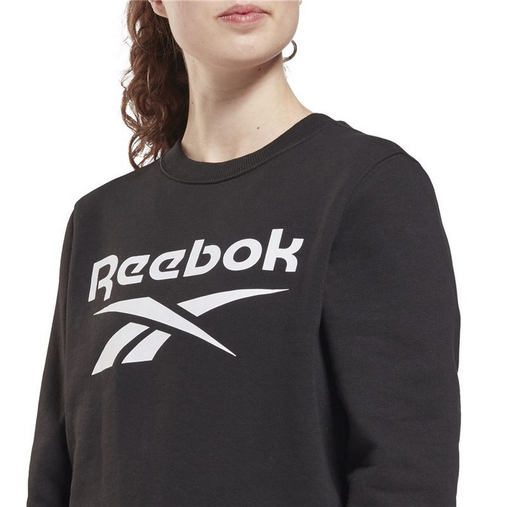 Women’s Sweatshirt without Hood Reebok Identity Logo W Black