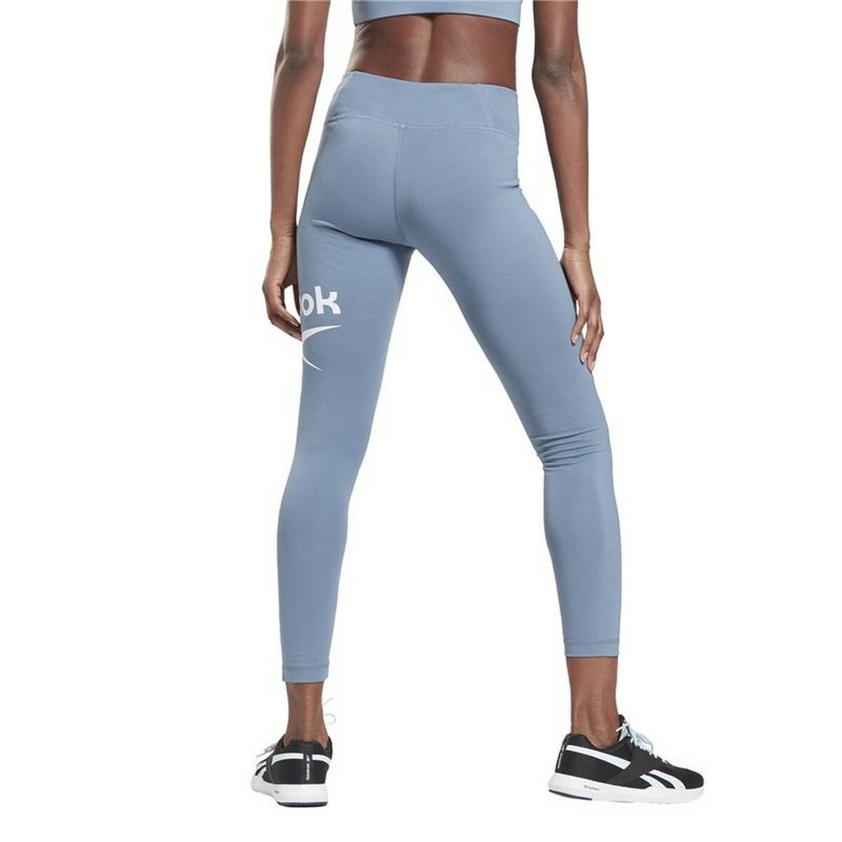 Sports Leggings Reebok Identity Logo W Indigo