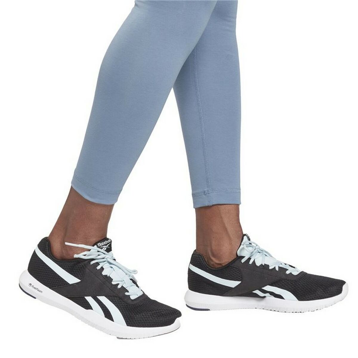 Sports Leggings Reebok Identity Logo W Indigo