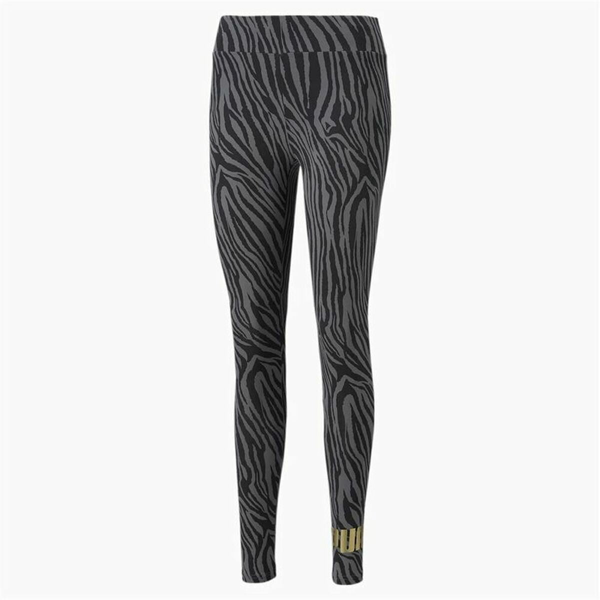 Sports Leggings Puma Essentials+ Tiger Dark grey