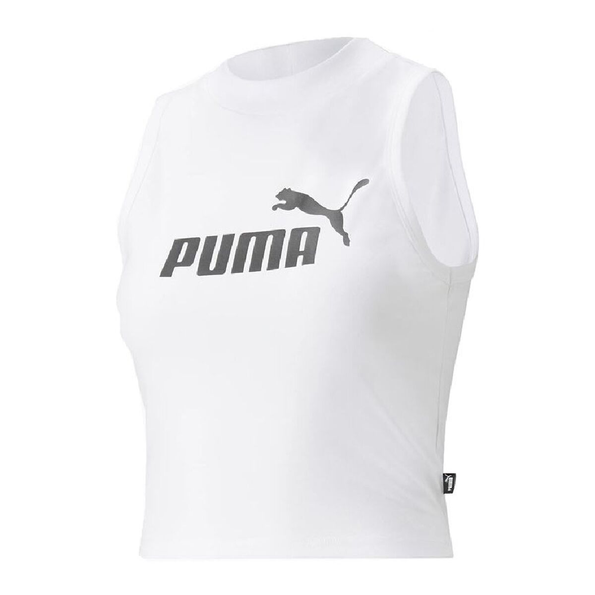 Women’s Sports Top Puma Essentials High Neck White