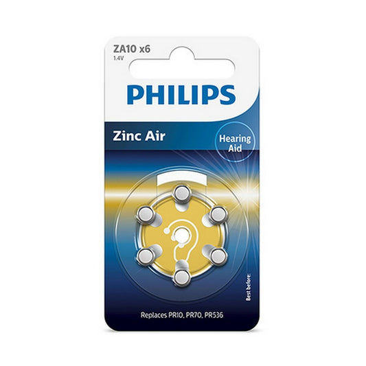 Batteries Philips Zinc (6 uds)