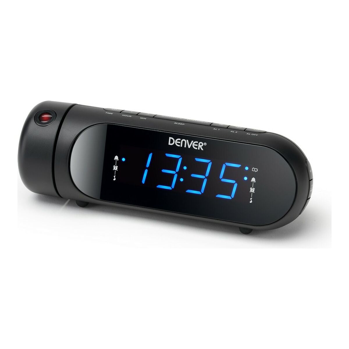 Clock-Radio FM Denver Electronics CPR-700 Black