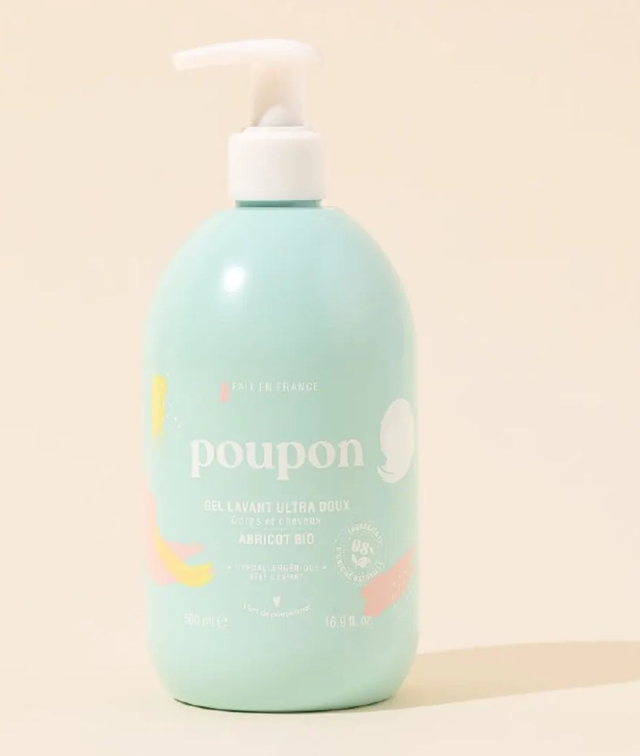 POUPON GEL LAVANT CORPS ET CHEVEUX - 500 ML