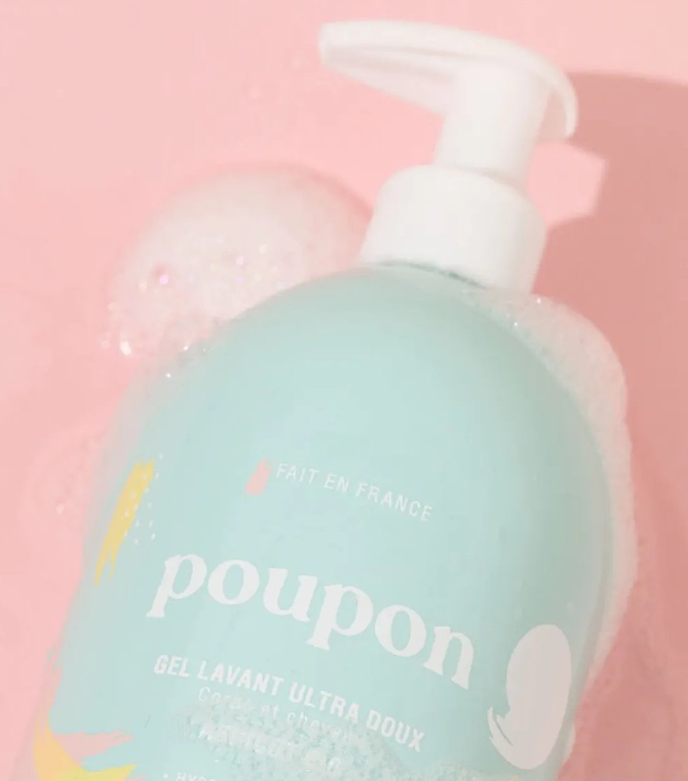 POUPON GEL LAVANT CORPS ET CHEVEUX - 500 ML