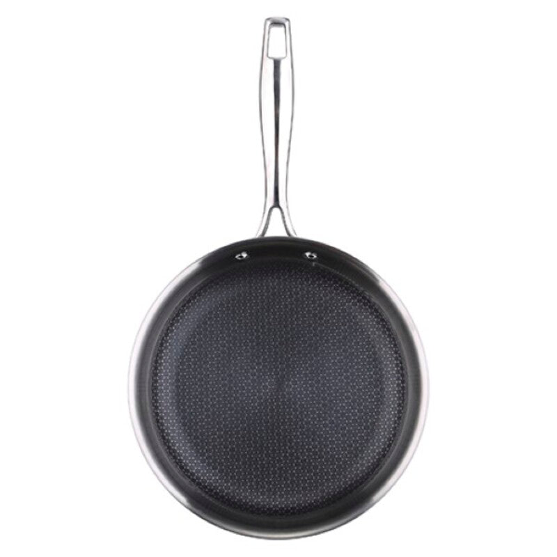 Crepe pan Masterpro Stainless steel Aluminium Silver (Ø 28 cm)