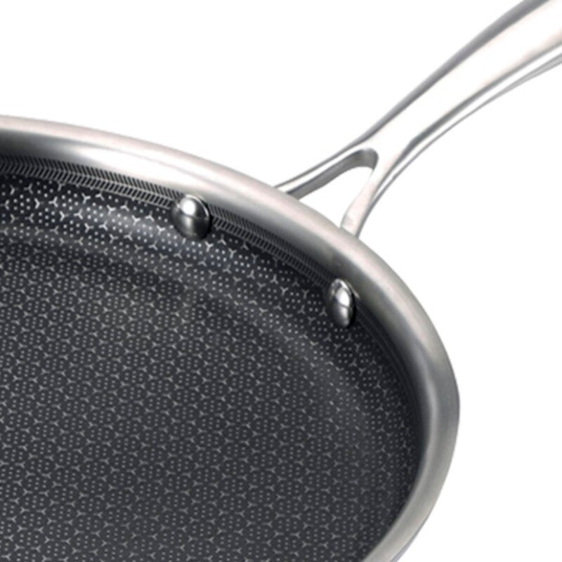 Crepe pan Masterpro Stainless steel Aluminium Silver (Ø 28 cm)