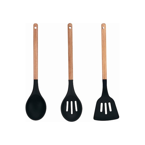 Set of Kitchen Utensils Masterpro Foodies Japan Silicone (3 Pieces) (3 pcs)