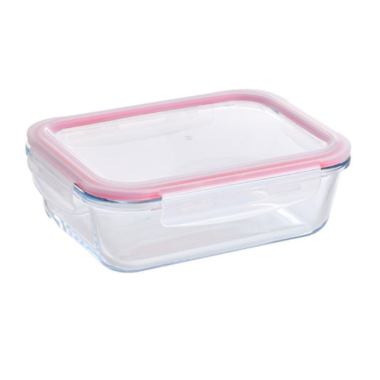 Hermetic Lunch Box Bergner Red Borosilicate Glass (1500 ml)