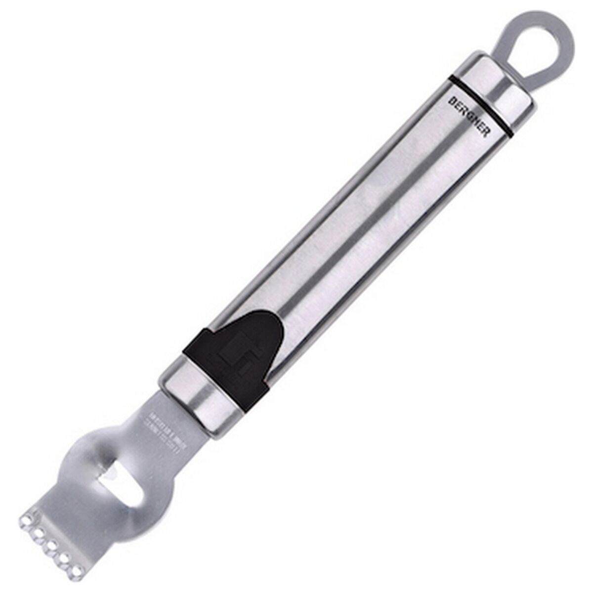 Lemon Grater Bergner Stainless steel Silver (17 cm)