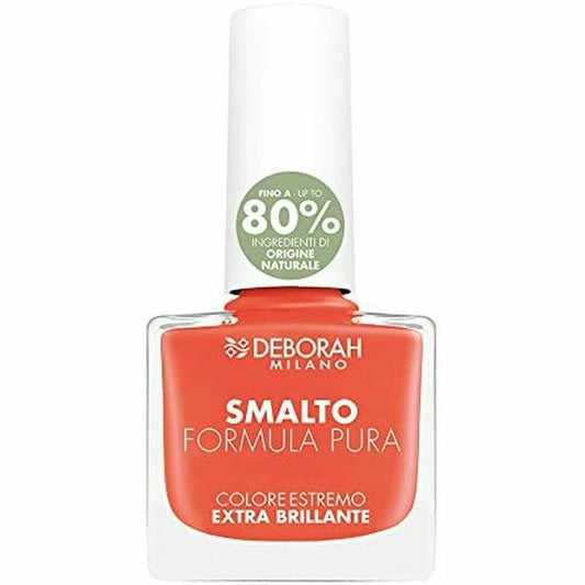 Nail polish Deborah Formula Pura Nº10 Orange (8 ml)