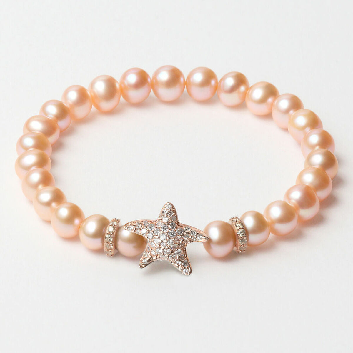 Ladies'Bracelet Lancaster JLA-BR-STAR-2-PE Orange Sterling silver 16 mm Pink