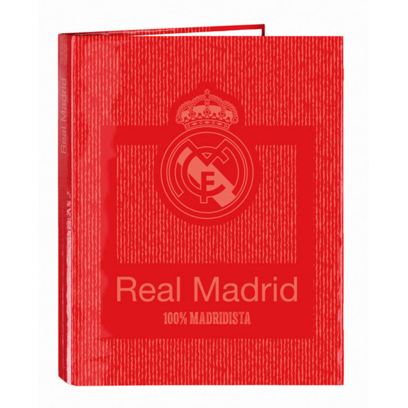 Ring binder Real Madrid C.F. A4 (26.5 x 33 x 4 cm)