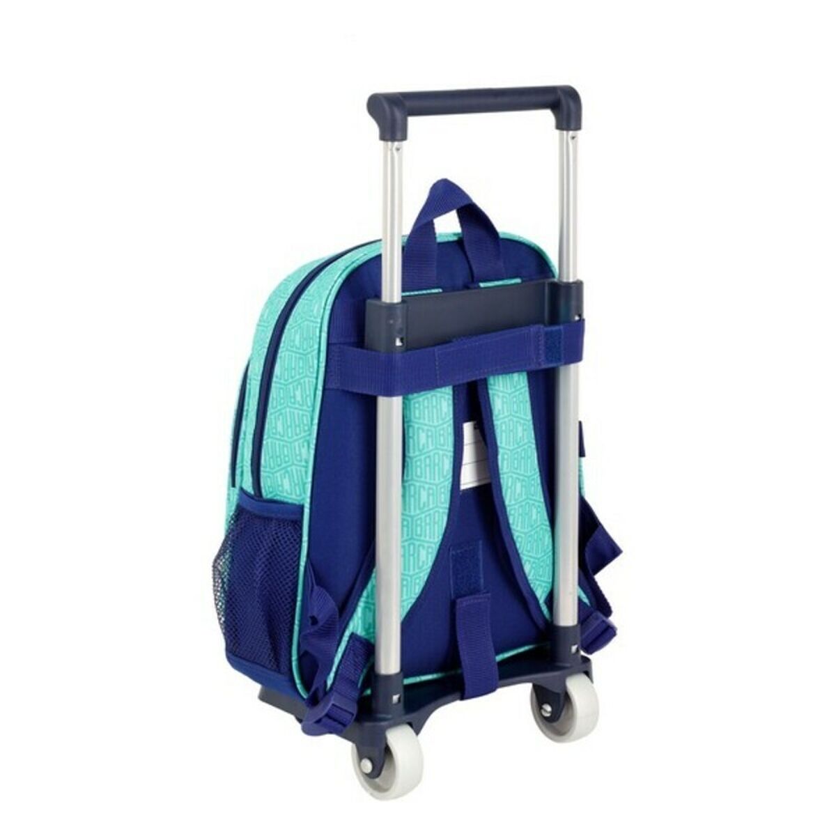 School Rucksack with Wheels 705 F.C. Barcelona 19/20 Turquoise