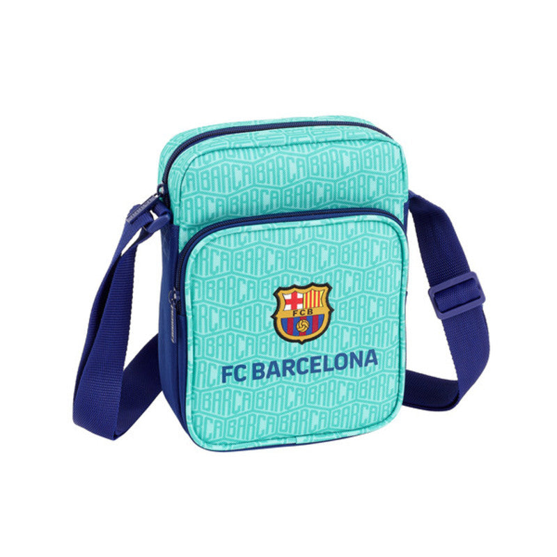 Shoulder Bag F.C. Barcelona 19/20 Turquoise (16 x 22 x 6 cm)